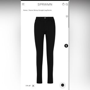 SPRWMN Stevie Skinny Straight Leg Denim